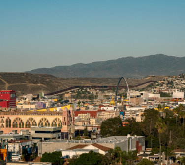 Landscape view of Tijuana