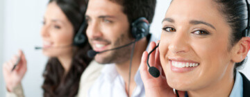 Smiling young bilingual call center worker, best jobs in Tijuana.