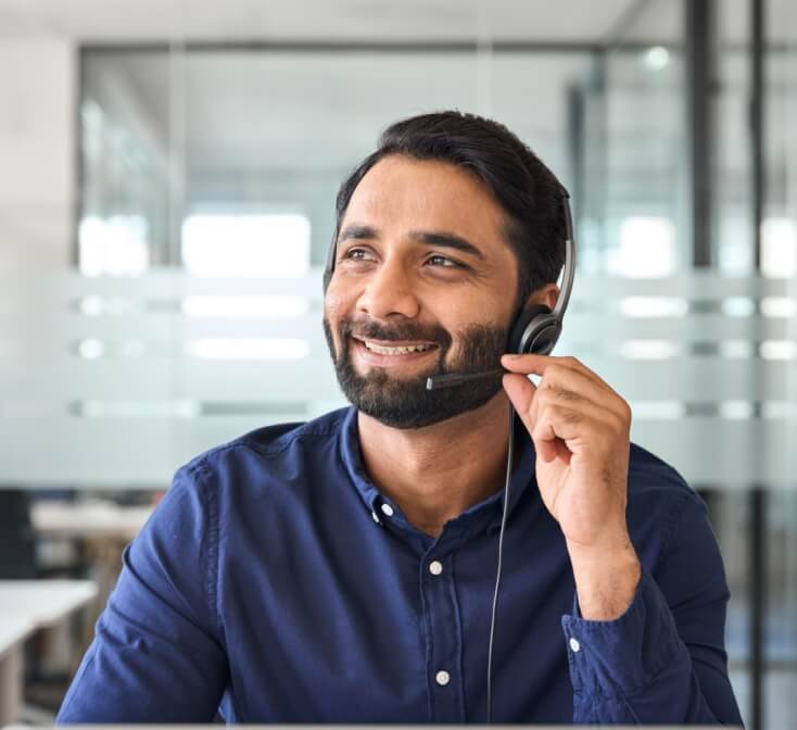 Agent smiling, understanding the importance of customer service in the success of their career - best call center in Tijuana