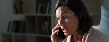 An angry woman calls a call center to complain - best call center careers in Tijuana.