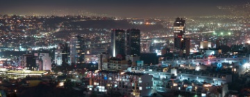 A night view of the skyline of Tijuana - best call center jobs.