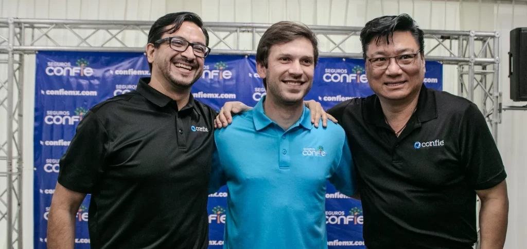Mexican NASCAR Driver Daniel Suarez at a Confie Seguros event